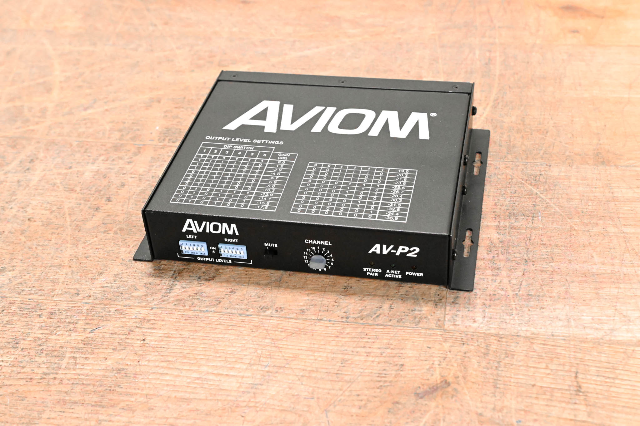 Aviom AV-P2 Two-Channel Output Module for Pro16 A-Net System