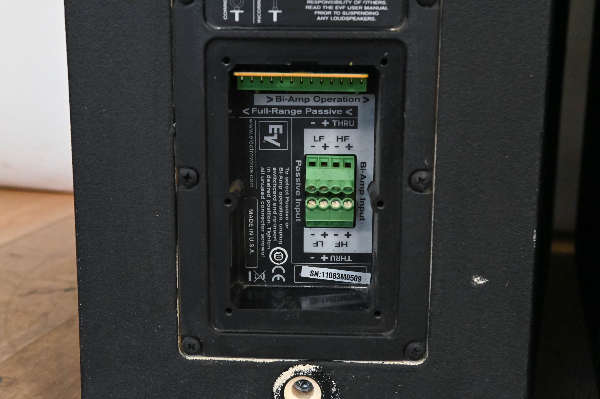 Electro-Voice (EV) EVF-1152S/66 15" 2-Way Passive Speakers (PAIR)