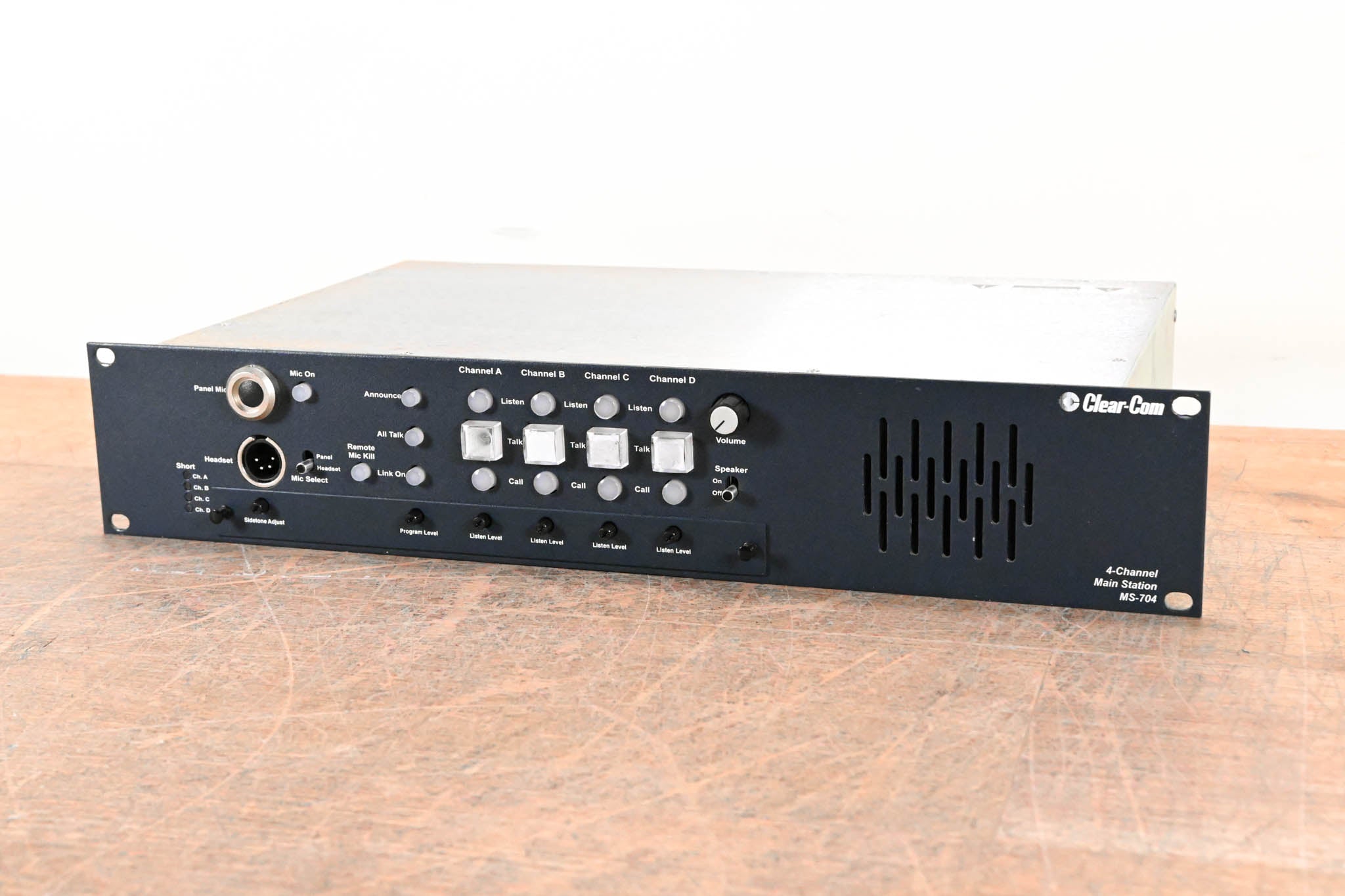 Clear-Com MS-704 2RU Four-Channel Main Station