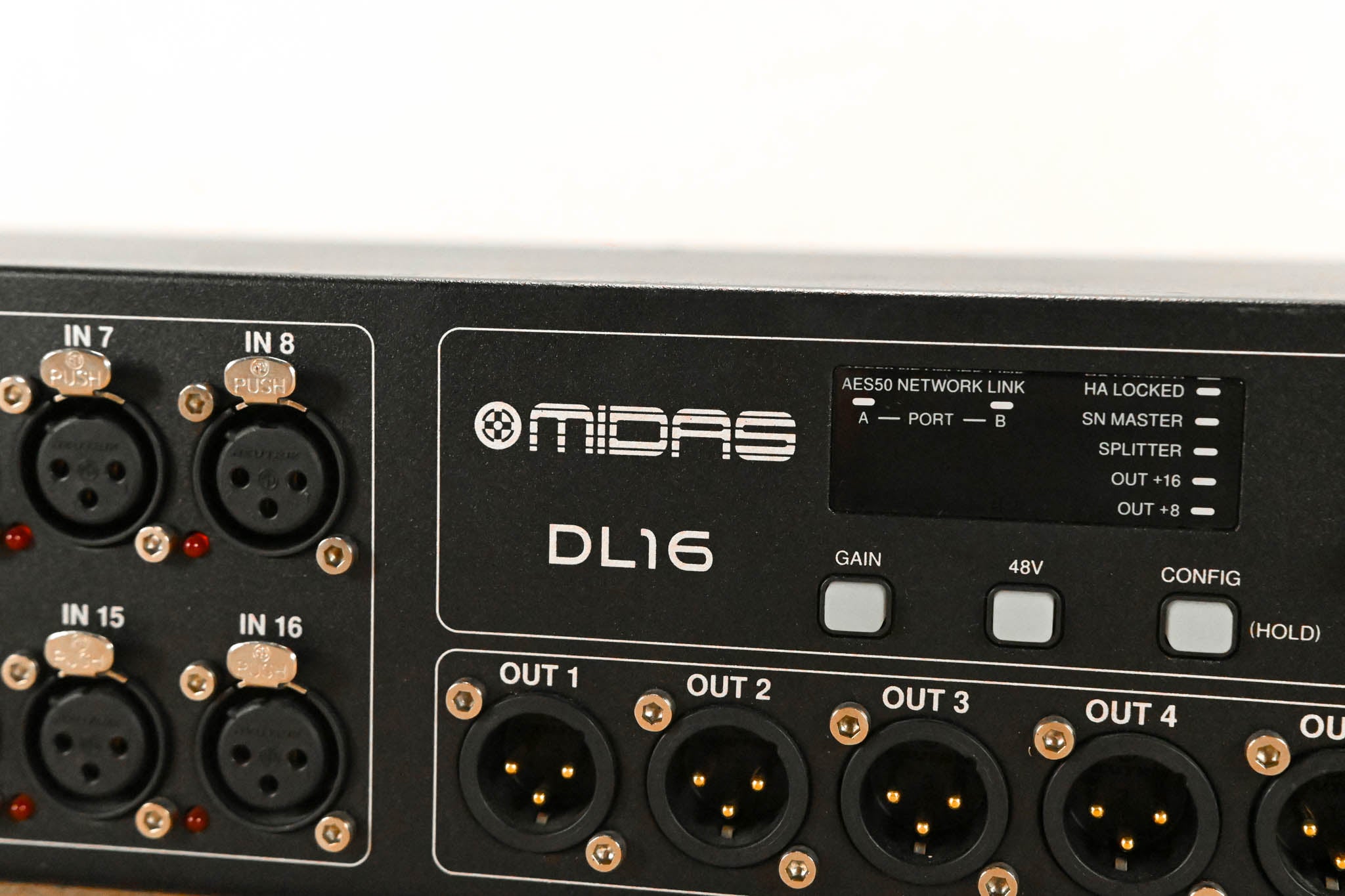 Midas DL16 16-Input, 8-Output Stage Box