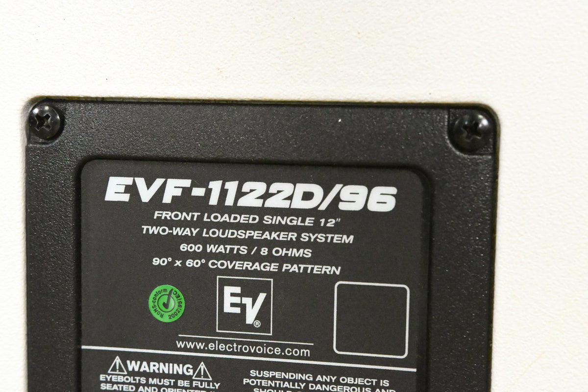 Electro-Voice (EV) EVF-1122D/96 12" Two‑Way Full‑Range Speaker (PAIR)