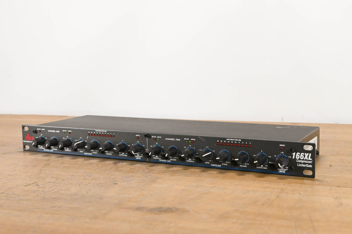 dbx 166XL 2-Channel Compressor/Limiter/Gate