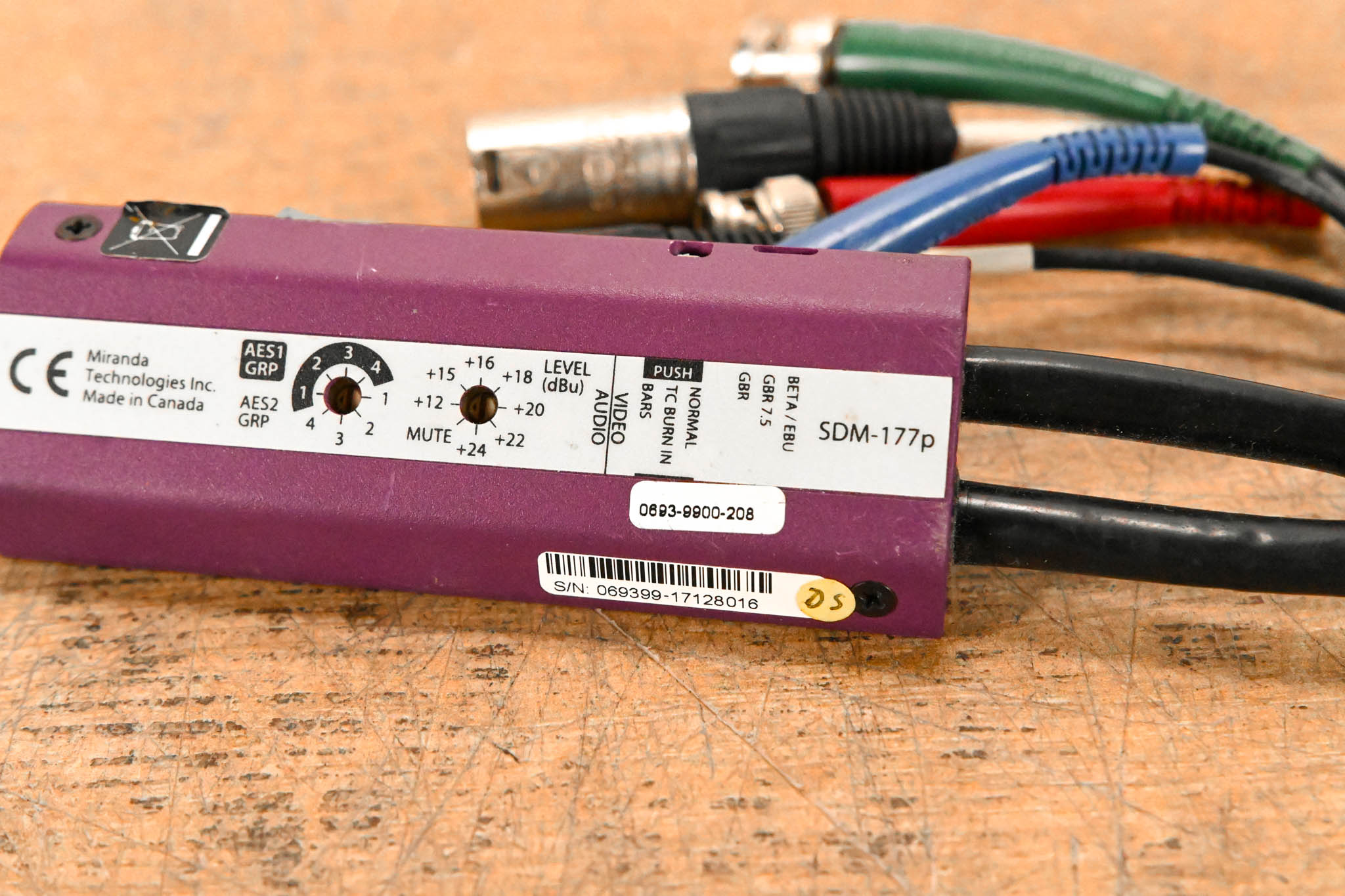Miranda picoLink SDM-177p SDI to Analog w/ Balanced Stereo Audio(NO PSU)