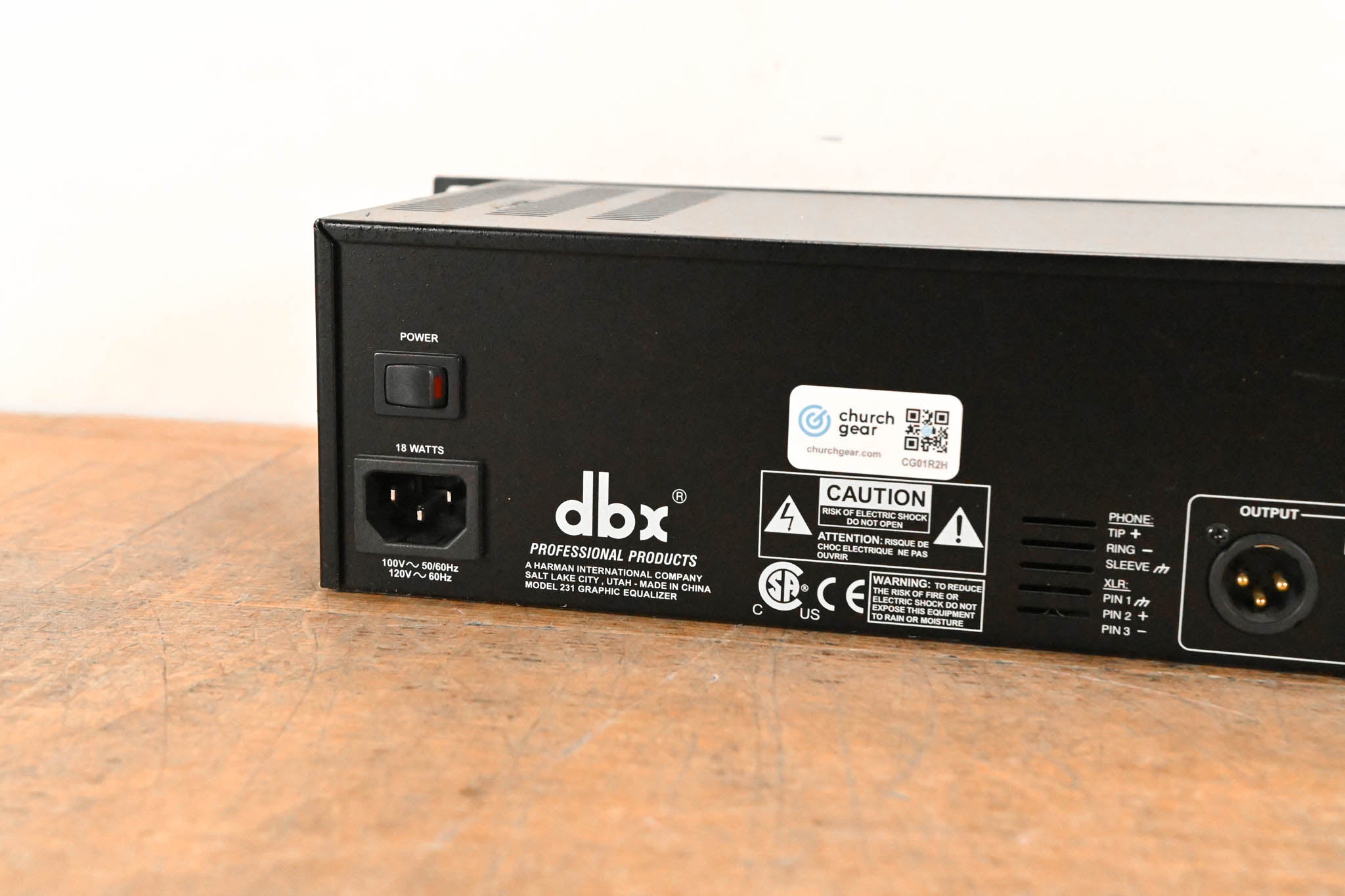 dbx 231 Dual-Channel 31-Band Graphic Equalizer