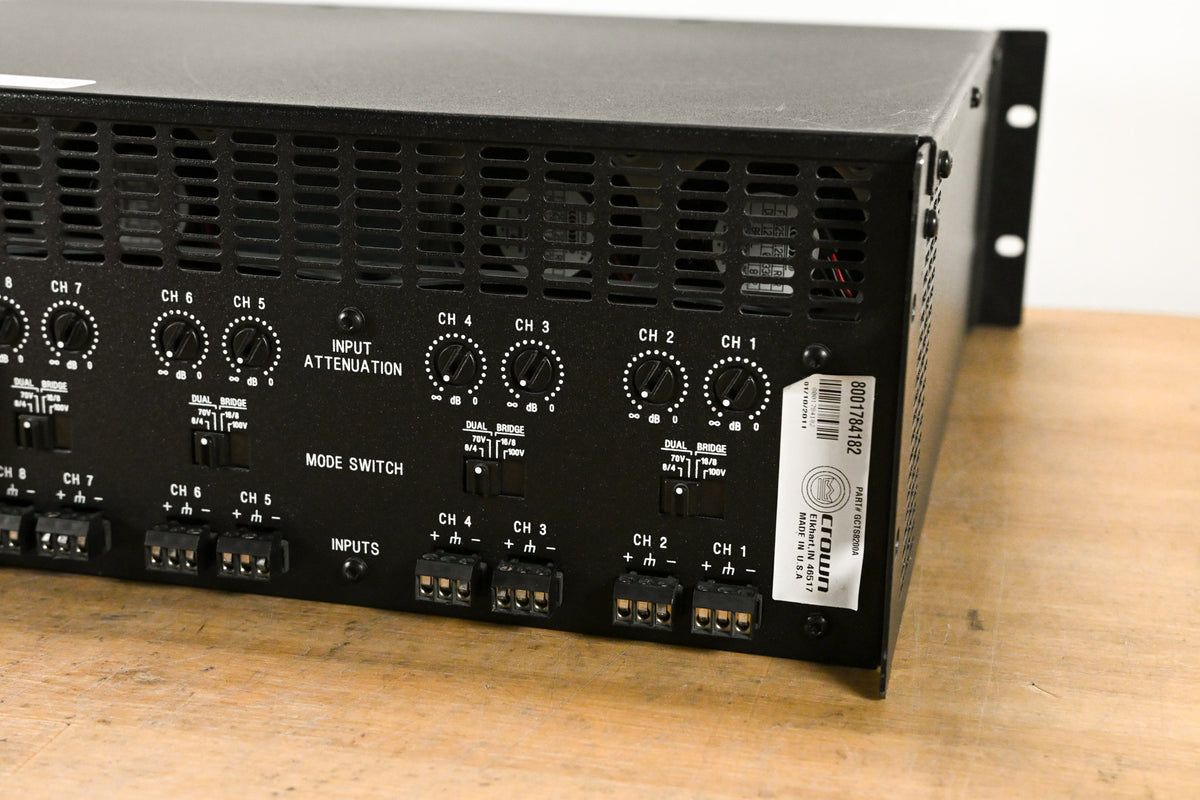 Crown CTs 8200 200W 8-Channel Power Amplifier