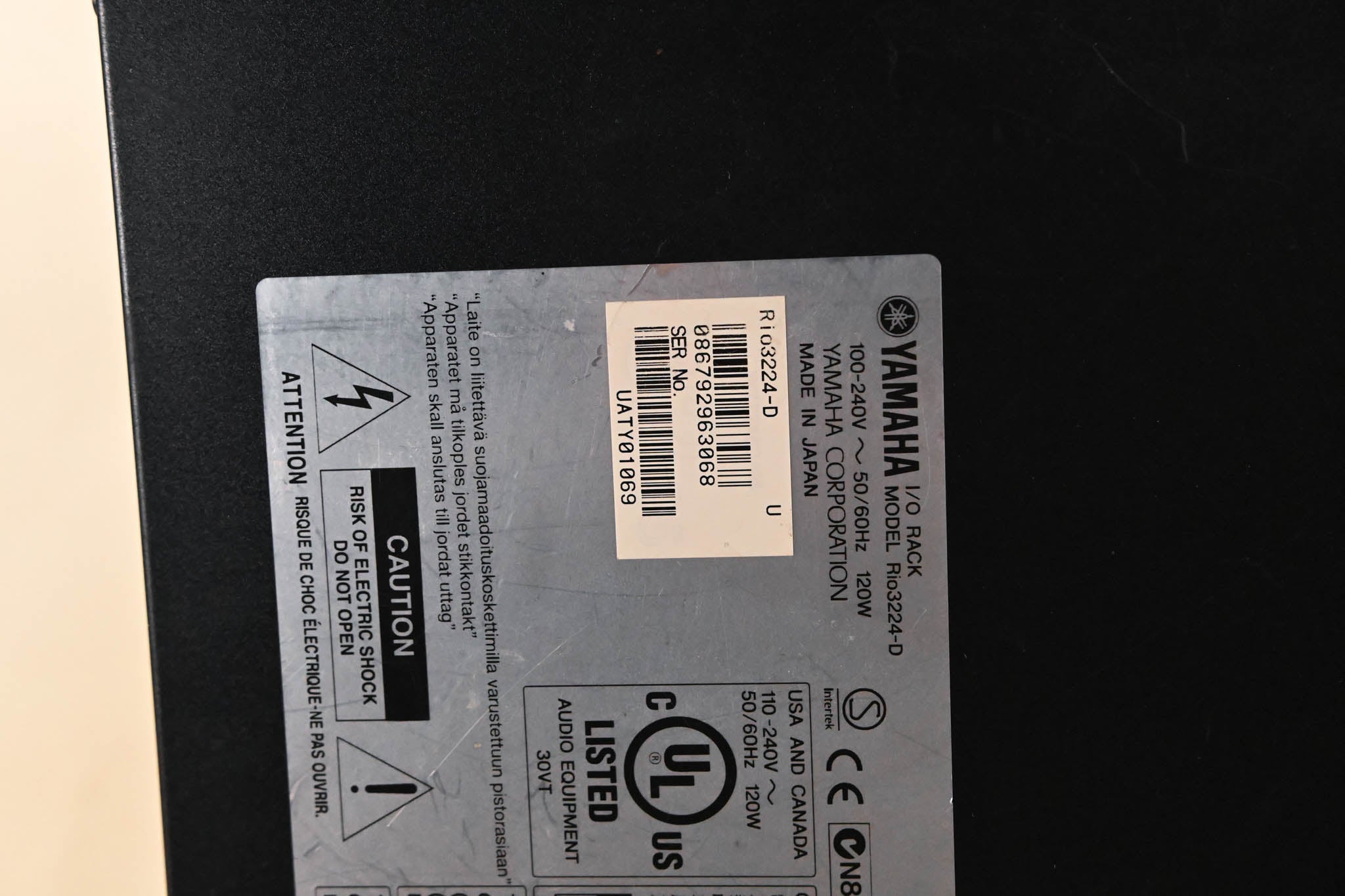 Yamaha Rio3224-D Rio Series 32x16 Remote Stage Box
