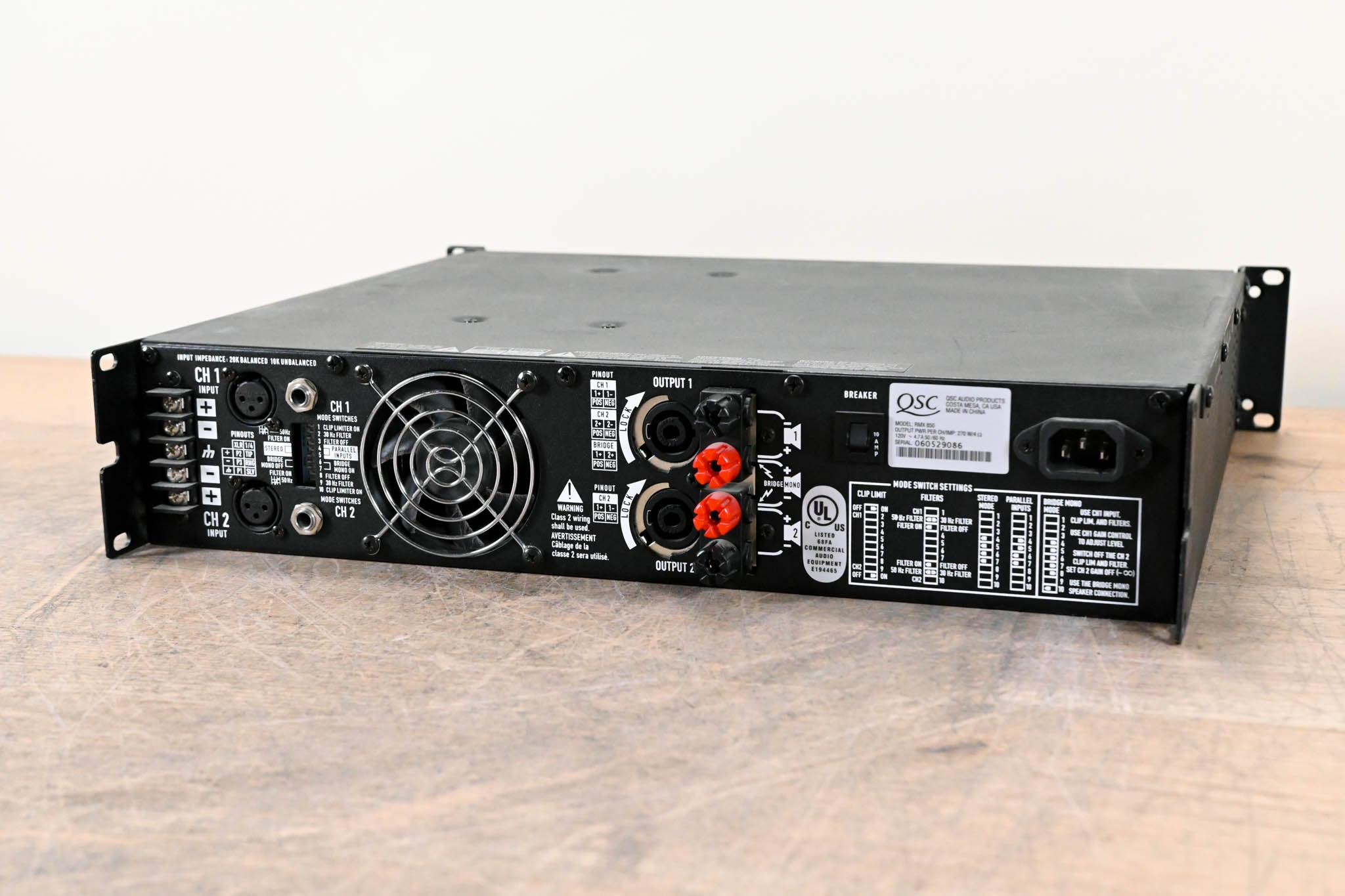 QSC RMX850 2-Channel Power Amplifier