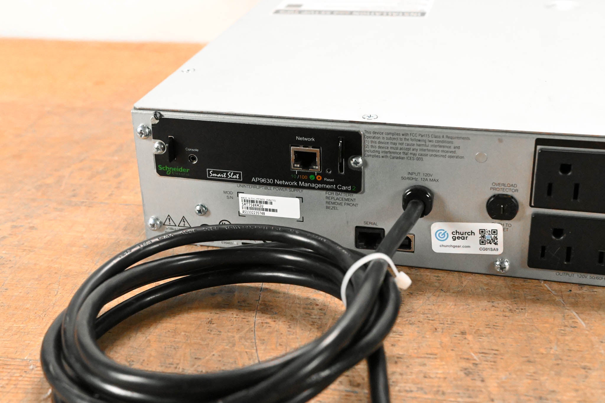 APC SMT750RM2U Smart-UPS Rackmount 2U