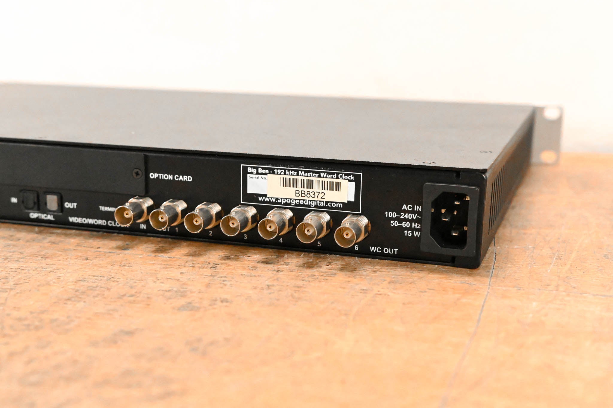 Apogee Big Ben 192k Master Digital Clock