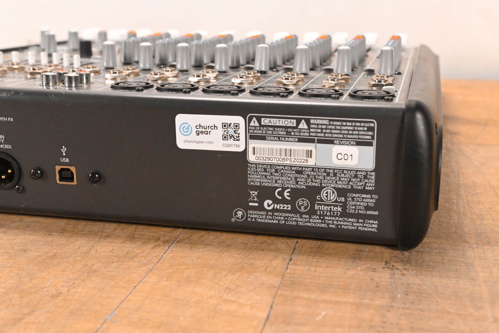 Mackie ProFX12 12-Channel Compact Audio Mixer with USB and Effects