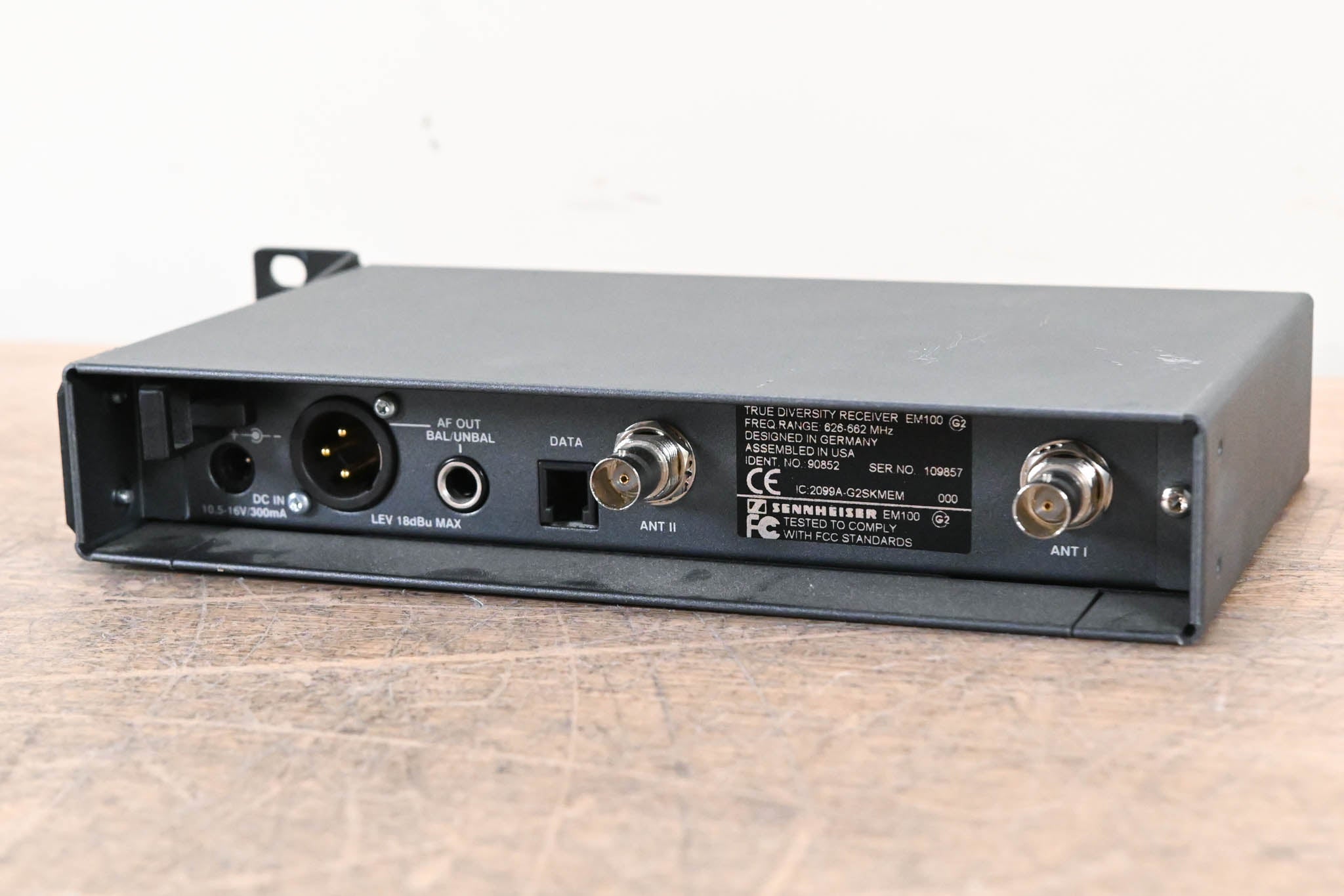 Sennheiser EM 100 G2 Wireless Receiver - 626-662 MHz (NO POWER SUPPLY)