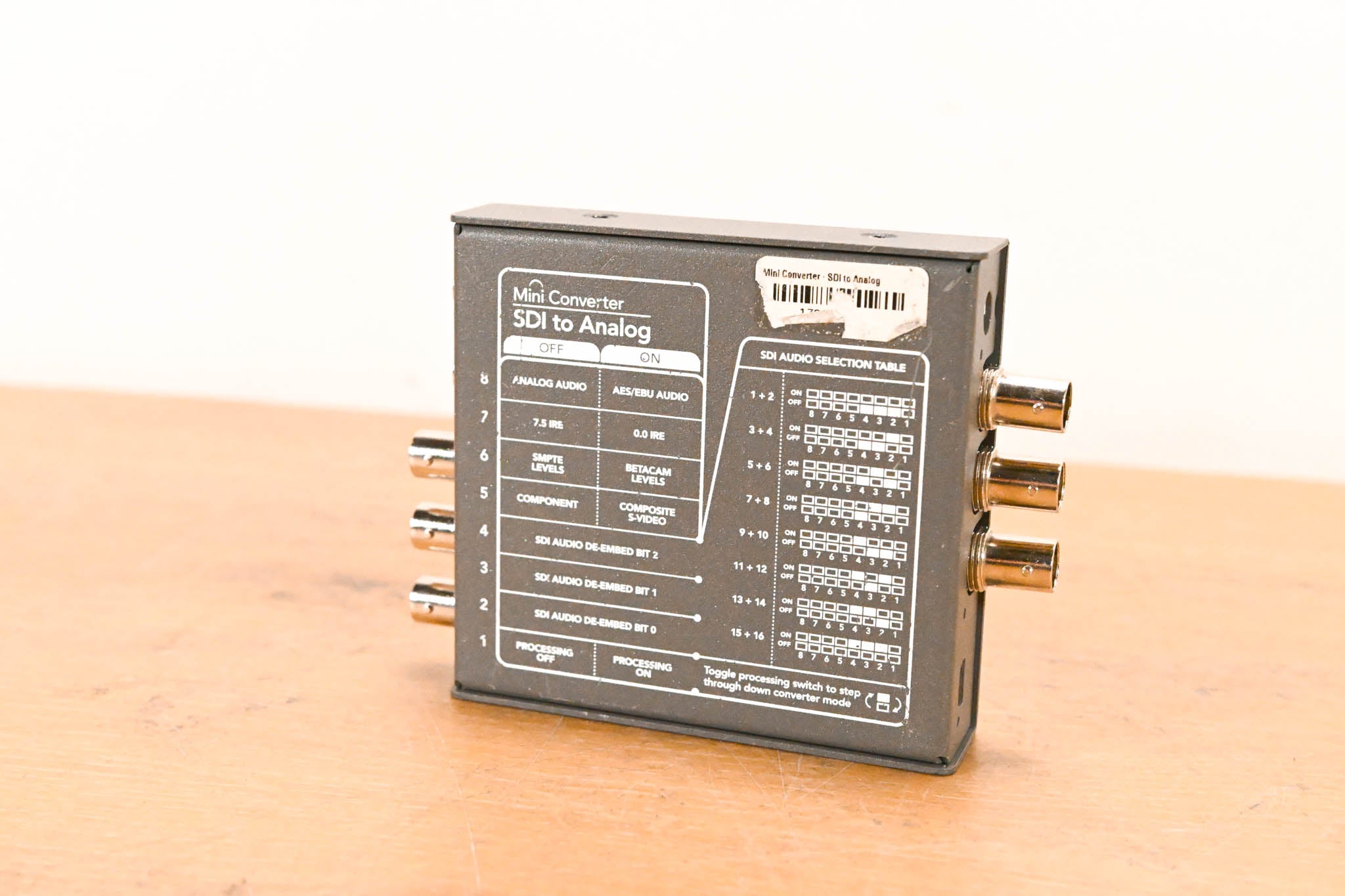 Blackmagic Design Mini Converter SDI to Analog (NO POWER SUPPLY)