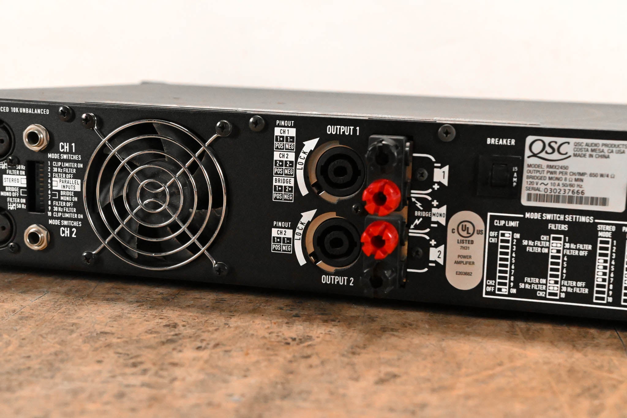 QSC RMX2450 2-Channel Power Amplifier