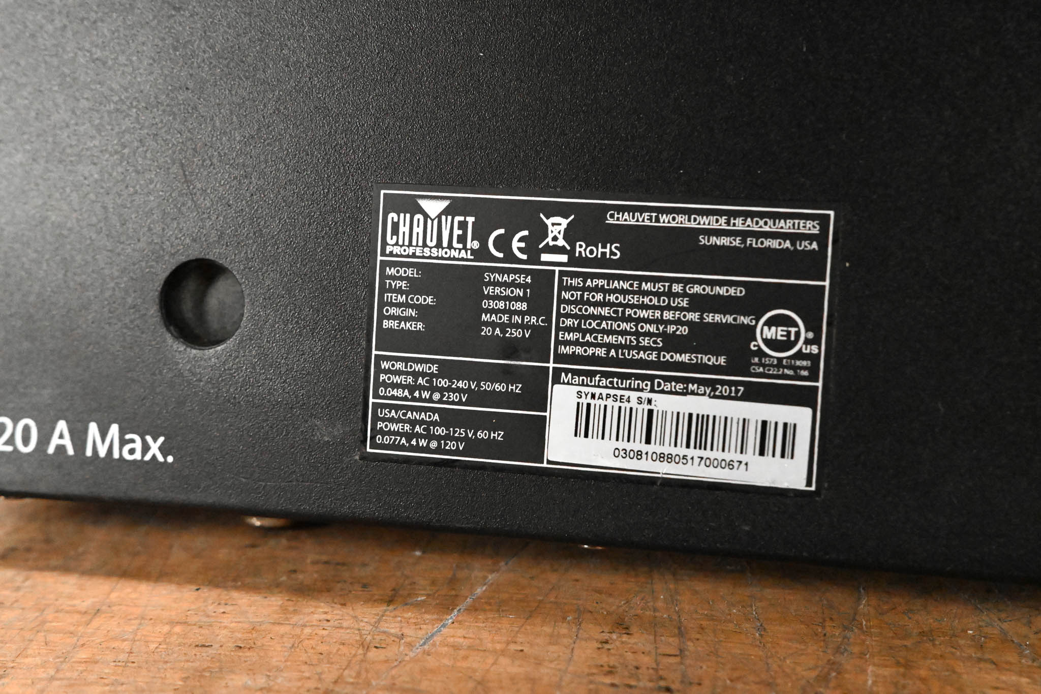 Chauvet Synapse 4 Intelligent DMX Relay Pack