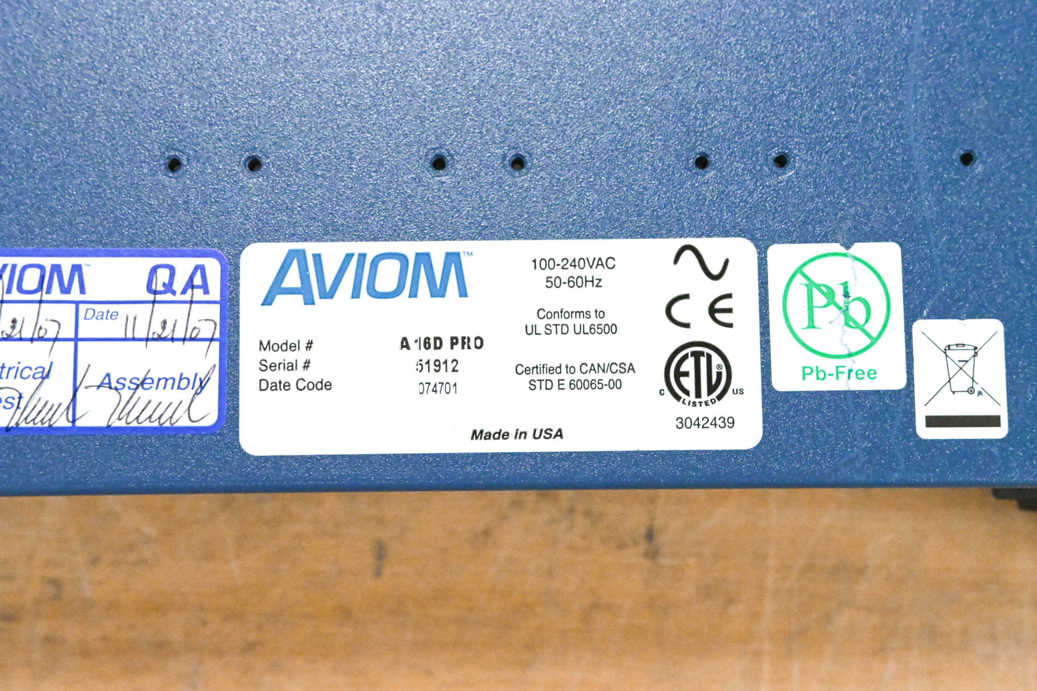 Aviom A-16D Pro A-Net Distributor