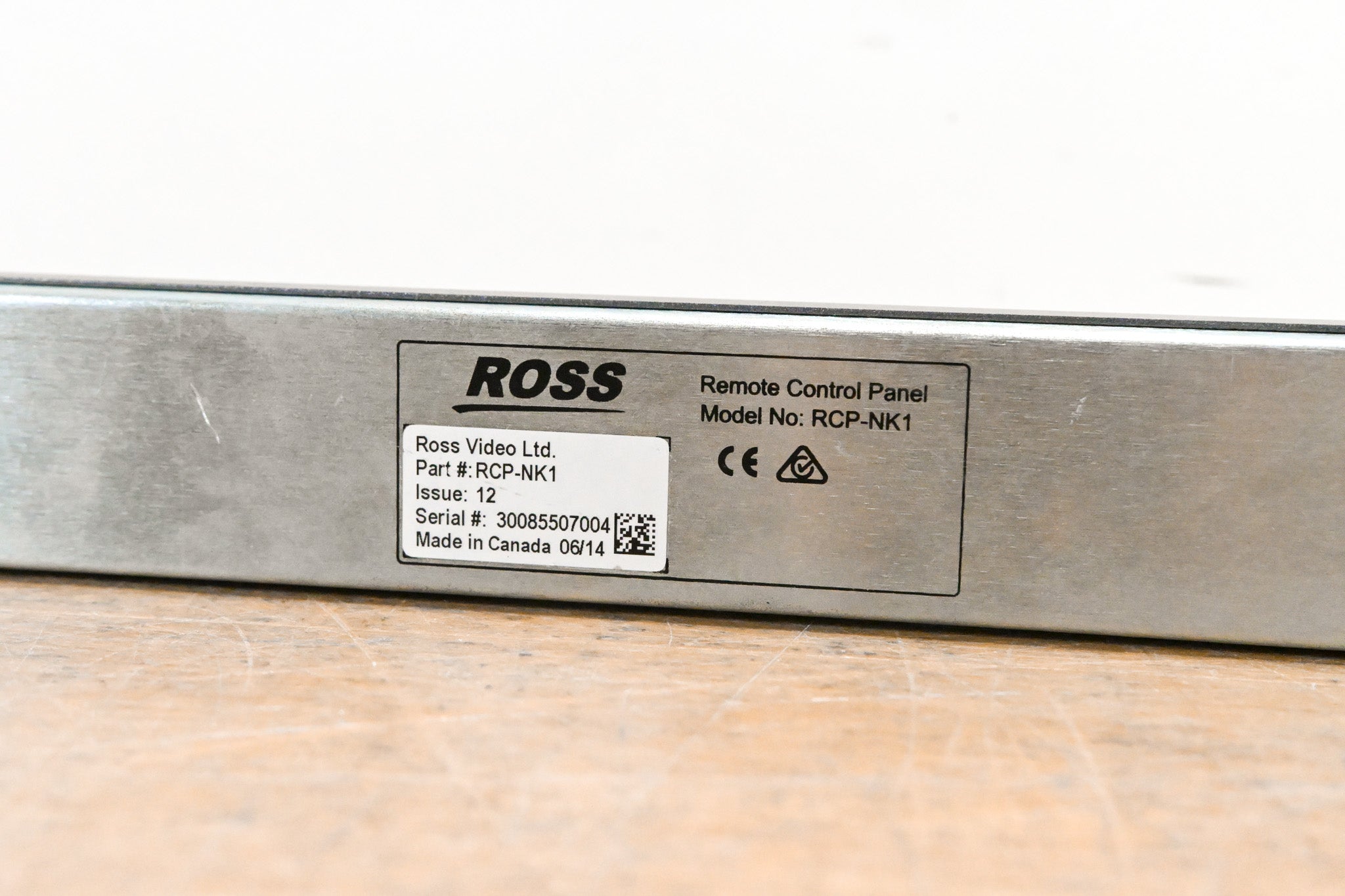 Ross RCP-NK1 Local or Remote Control Panel