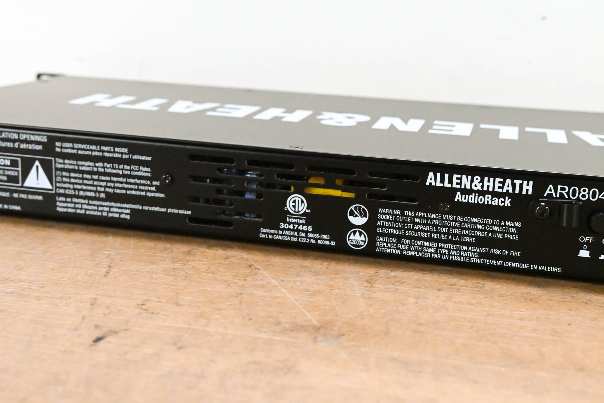 Allen & Heath AR84 8in / 4out Expansion AudioRack for GLD and Qu Mixers