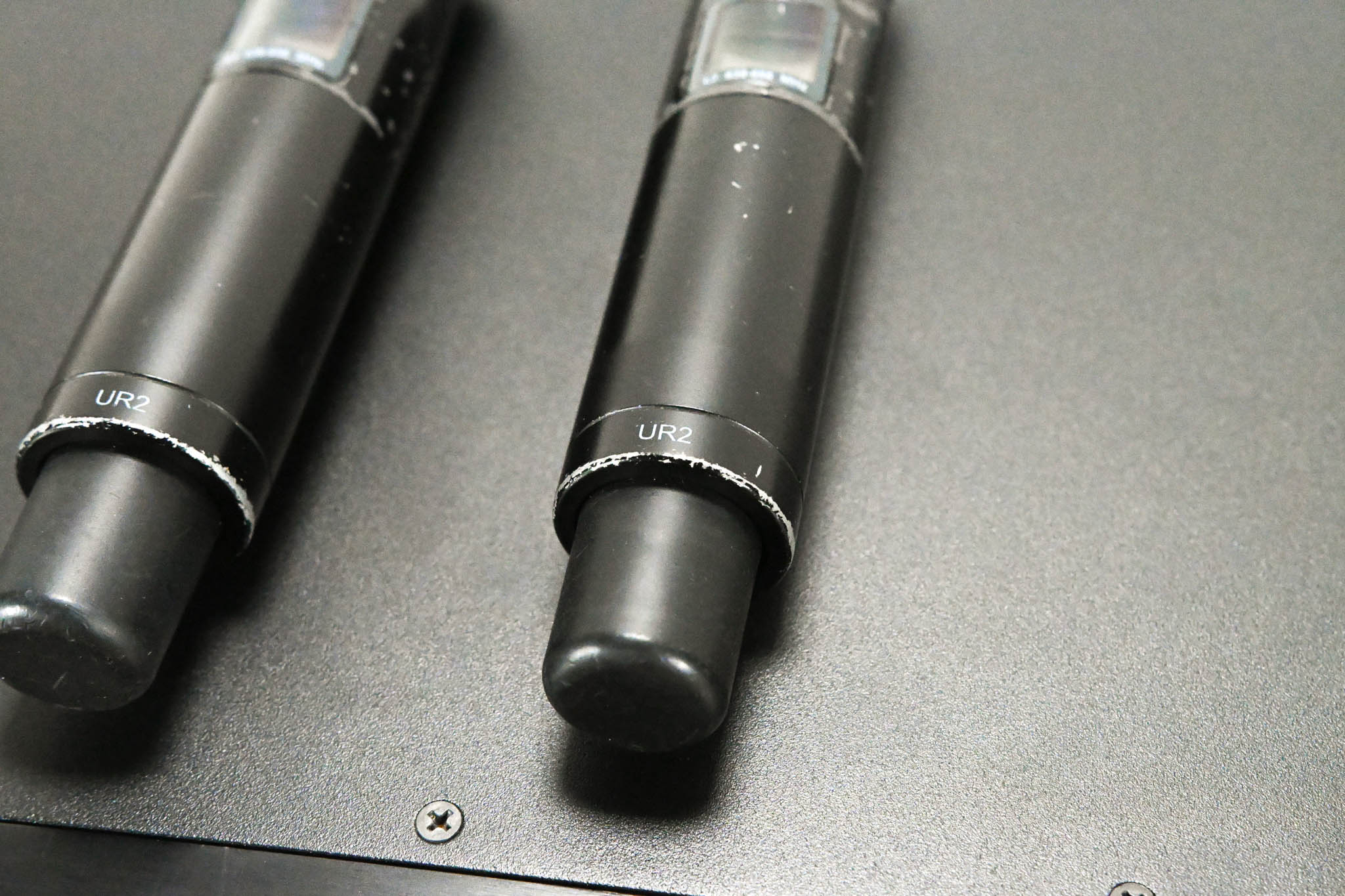 Shure UR4D Dual Receiver w/ two UR2 Transmitters (No Capsules) - L3