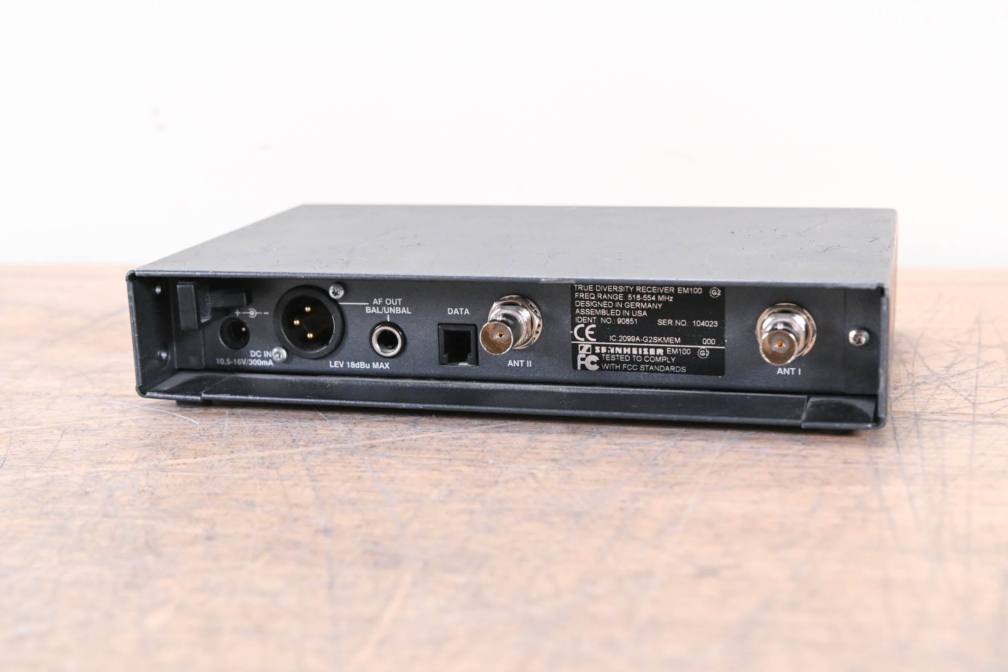 Sennheiser EM 100 G2 Wireless Receiver - 518-554 MHz (NO POWER SUPPLY)