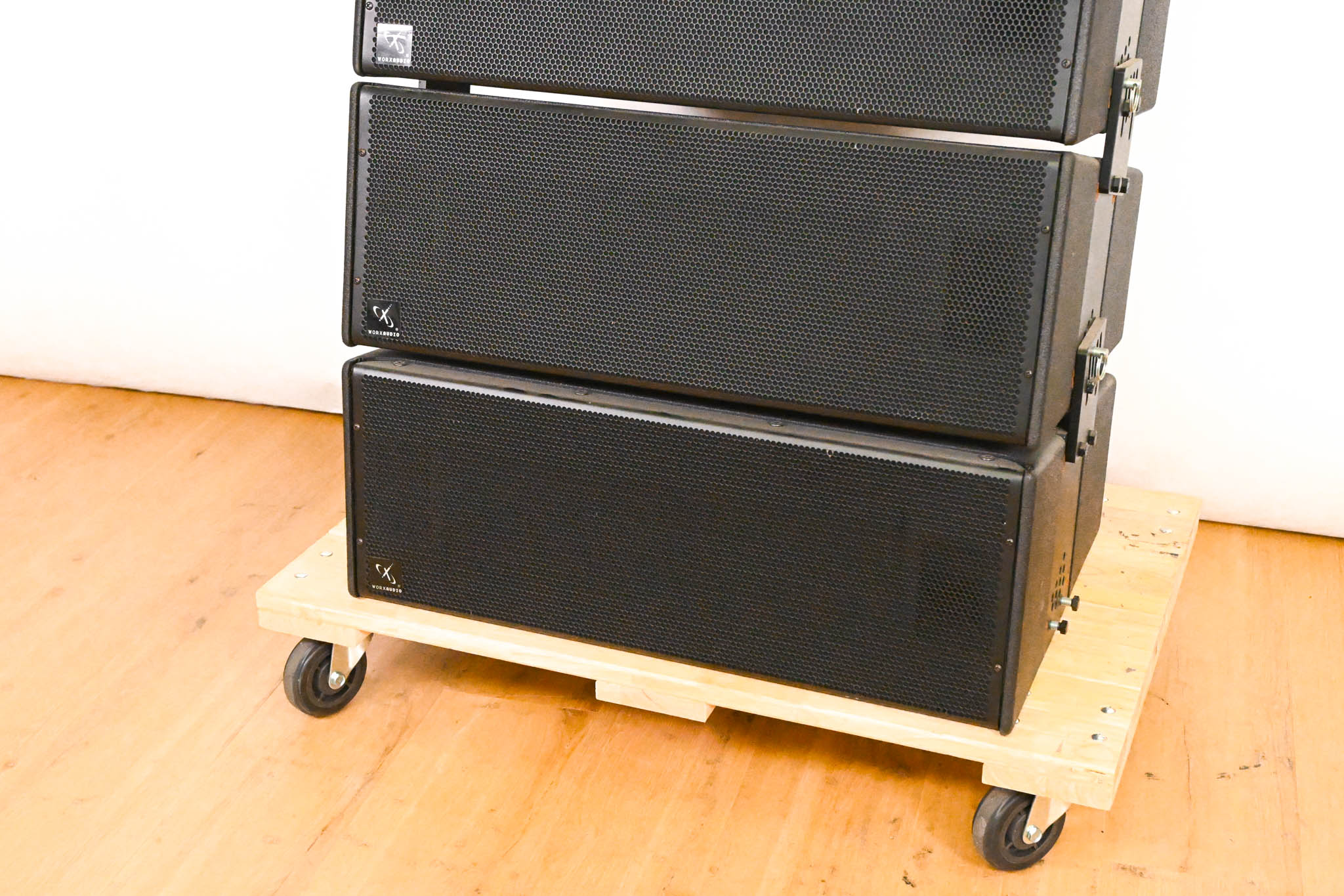 WorxAudio V8 8" 2-Way Passive Line Array Speaker (Set of 4)