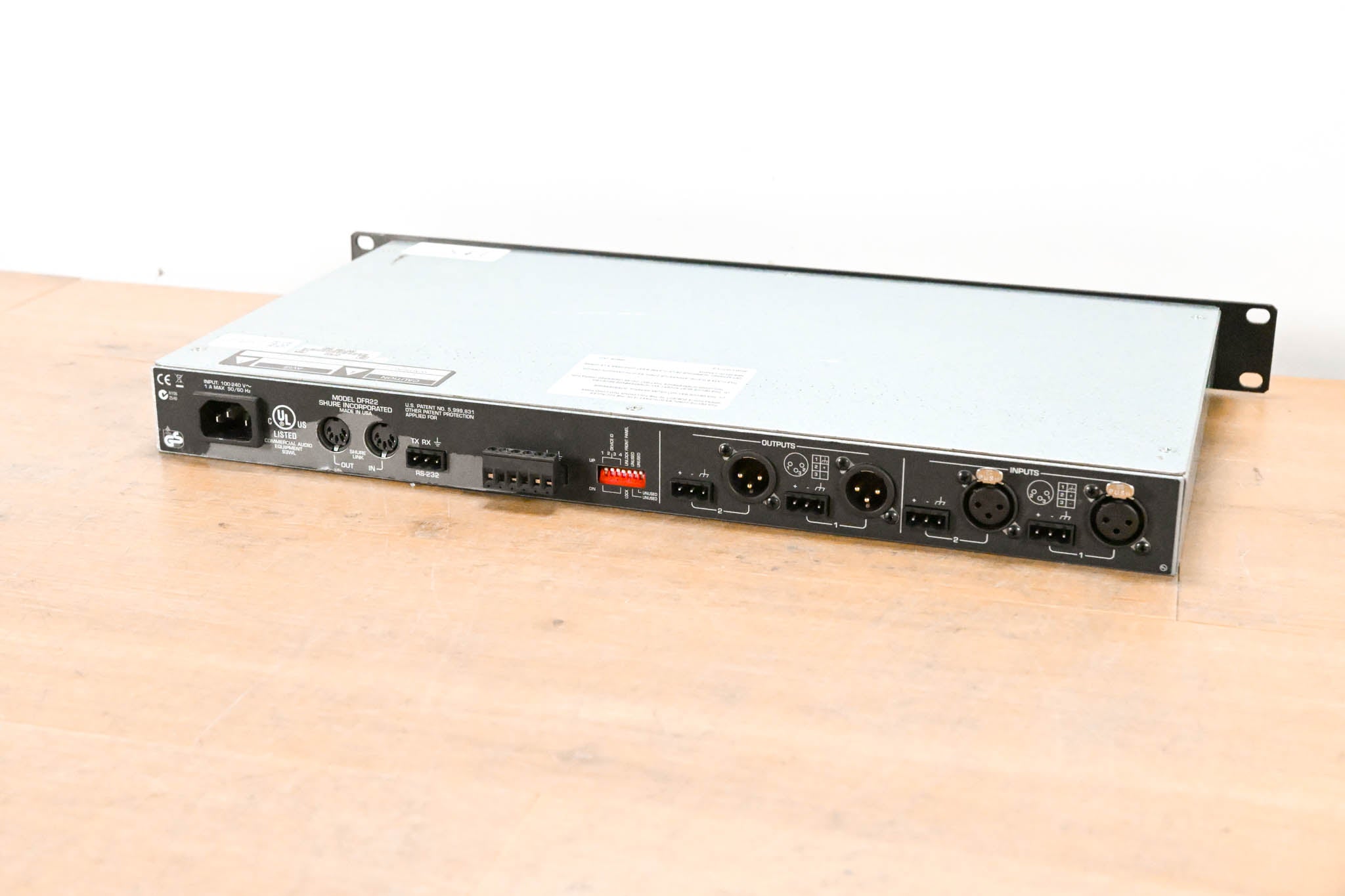 Shure DFR22 2x2 Audio Processor