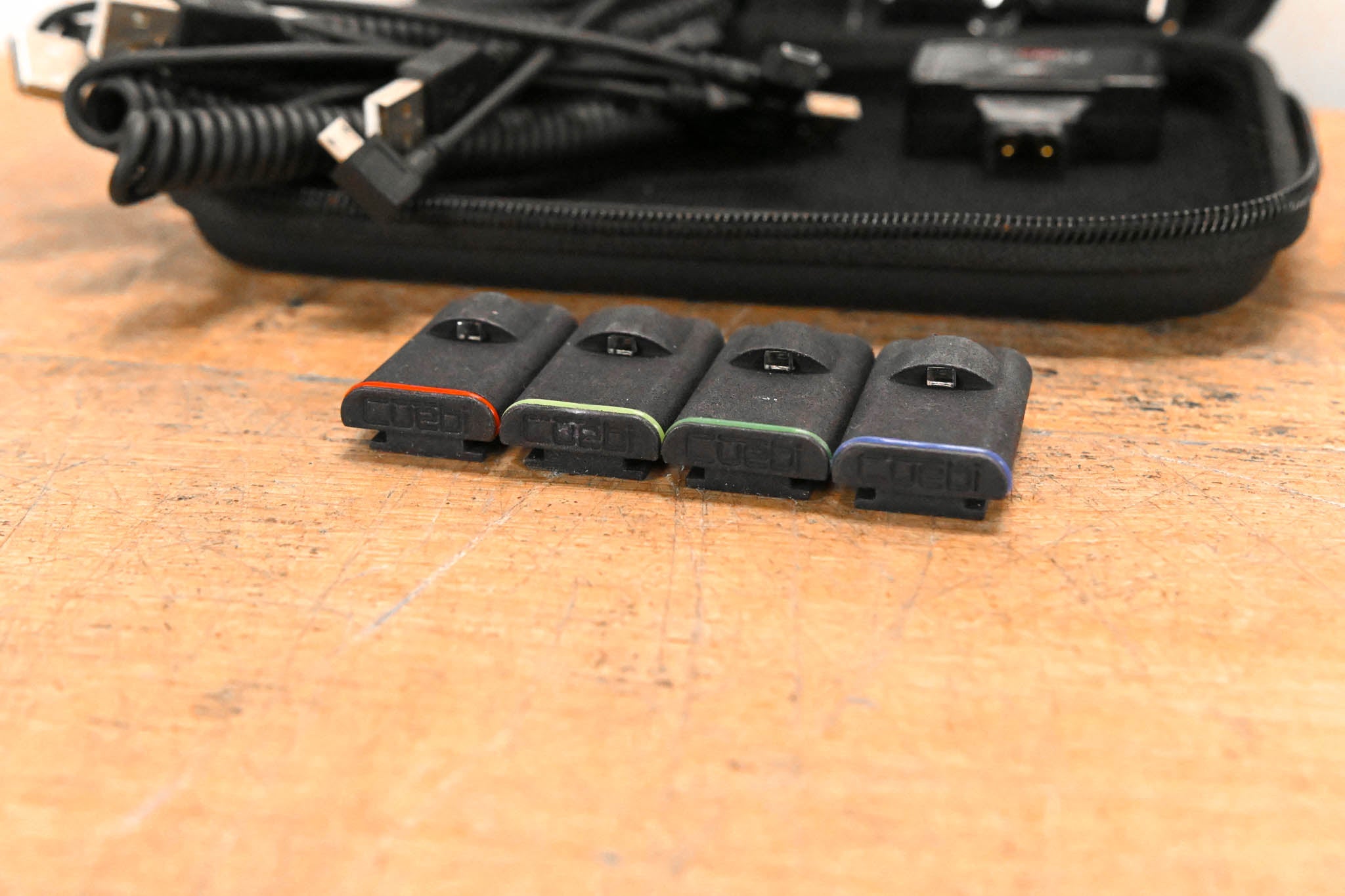Cuebi Wireless Tally Lights with USB Cables (Set of 4)