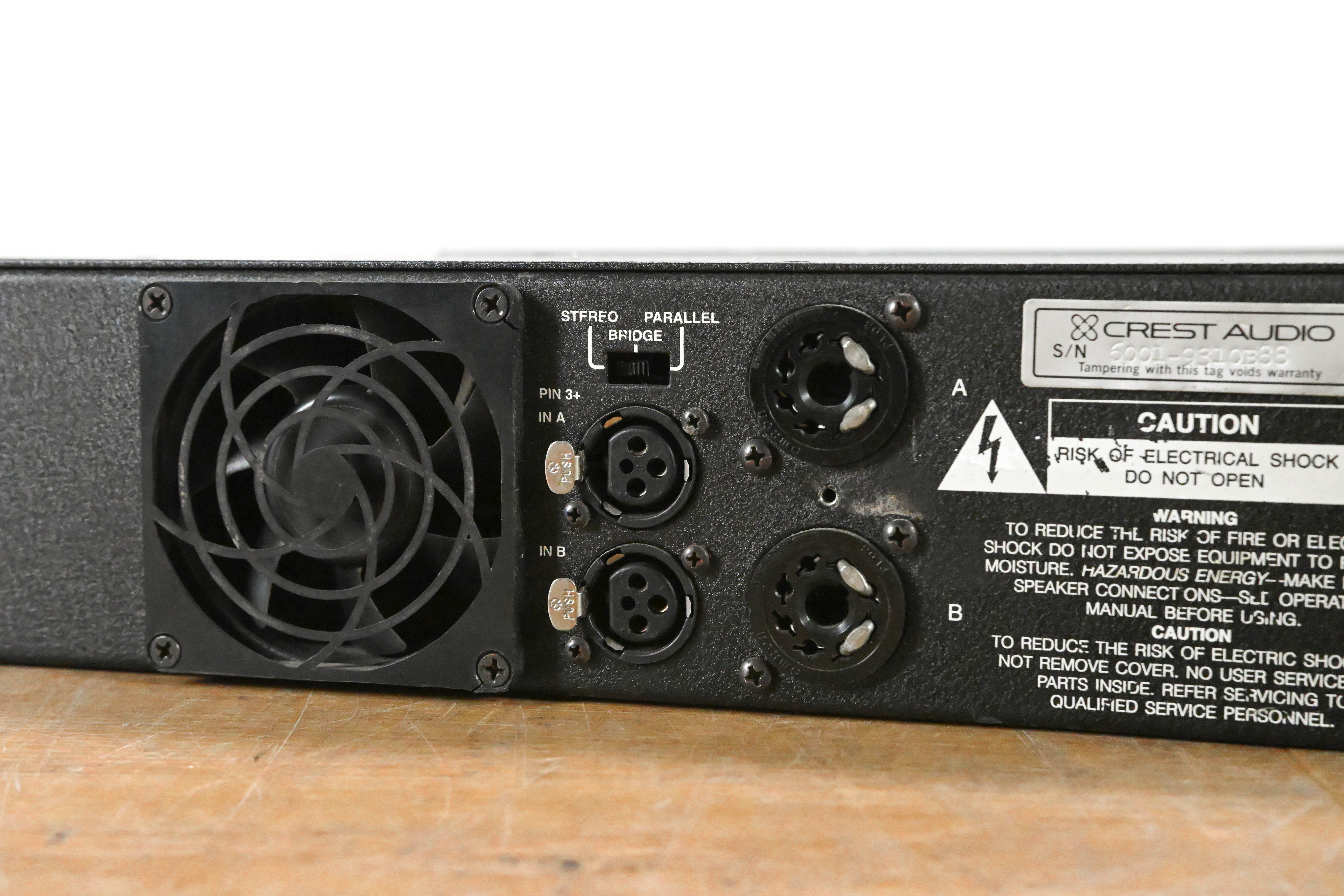 Crest Audio 6001 2-Channel Power Amplifier