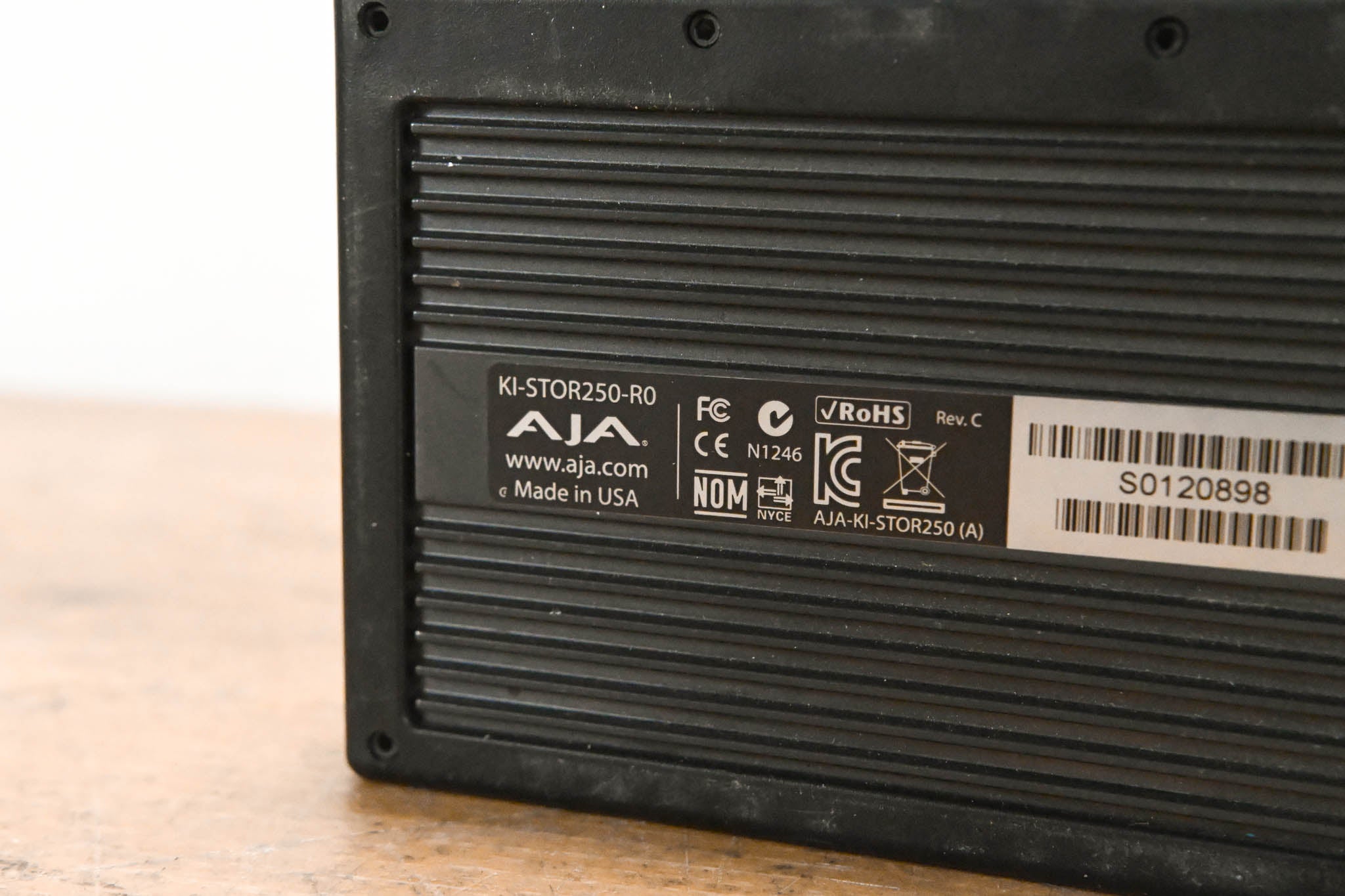 AJA KI-STOR250-R0 250GB KiStor Hard Disk Drive for Ki Pro