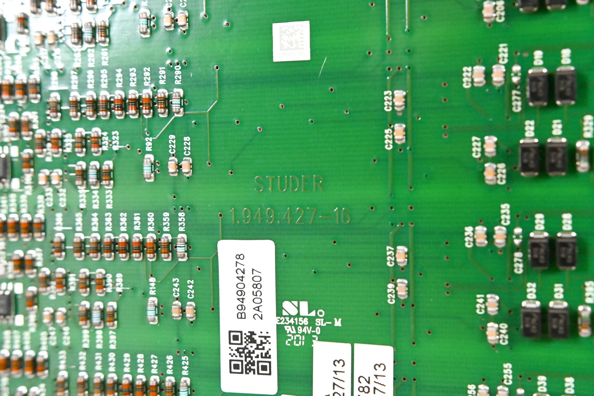 Studer Mic/Line In Card for D21m Modular I/O System