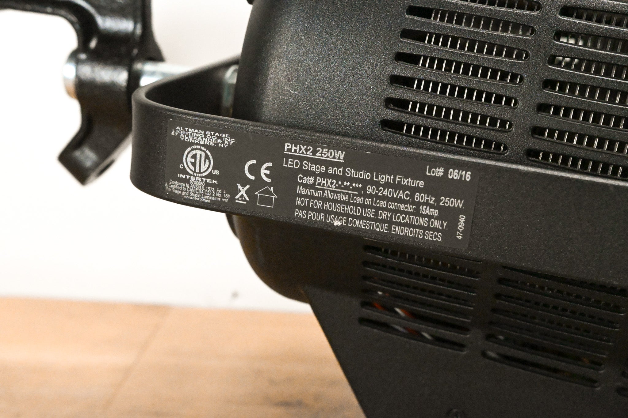 Altman PHX 250W 3000K LED Profile Spot 19 Degree Ellipsoidal Light