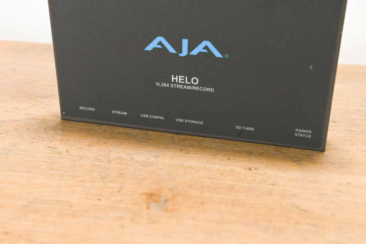 AJA HELO H.264 Streamer and Recorder (NO POWER SUPPLY)