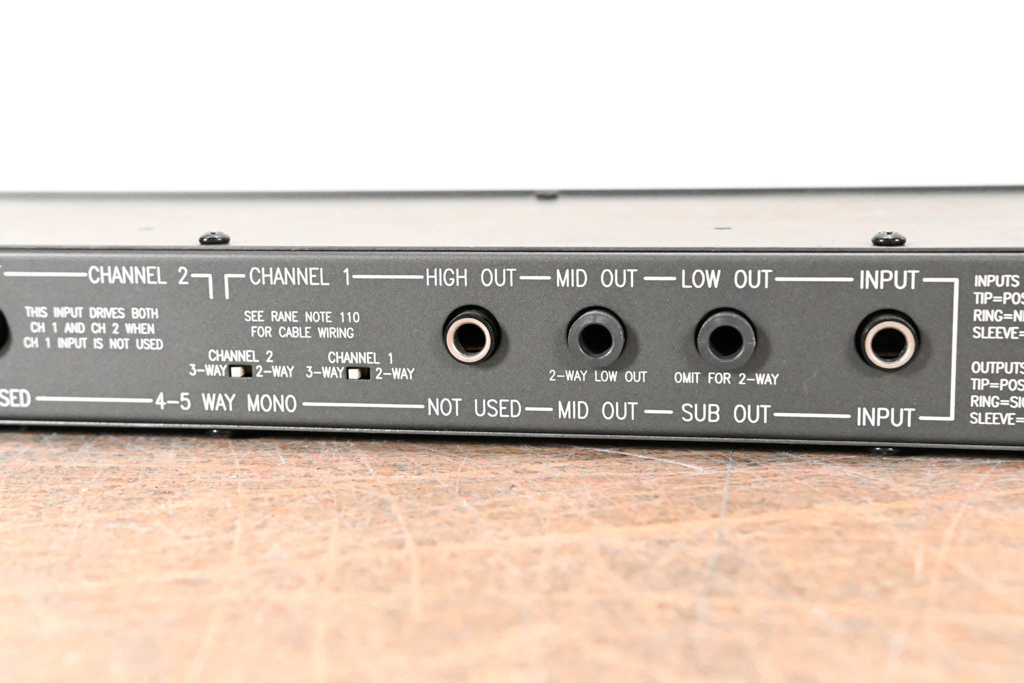 Rane AC 23 Active Crossover (NO POWER SUPPLY)