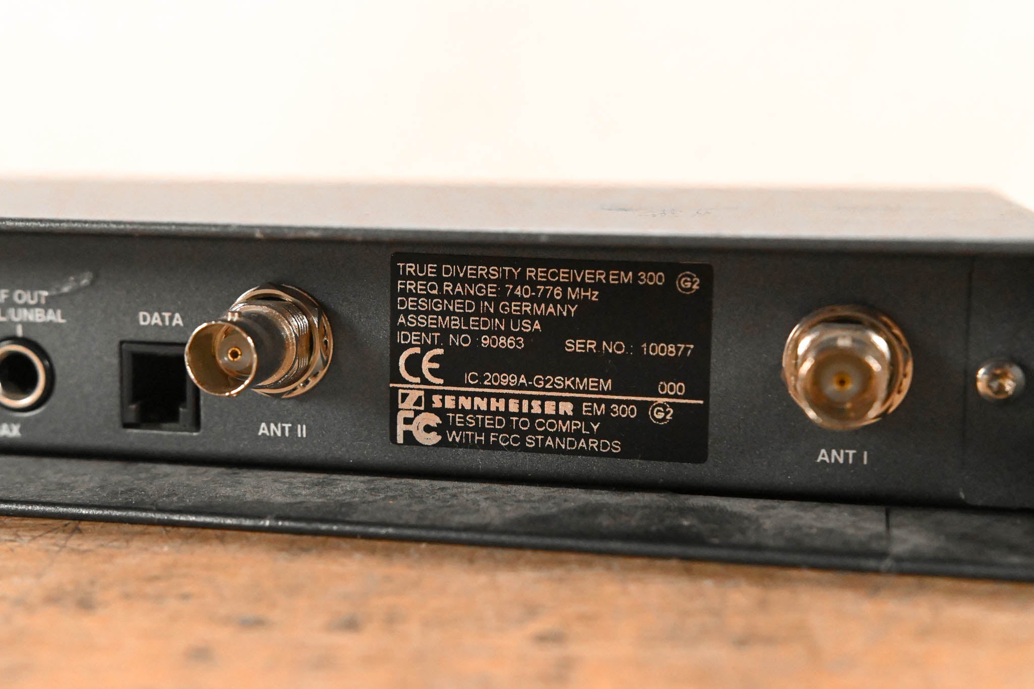 Sennheiser EM 300 G2 Wireless Receiver - 740-776 MHz (NO POWER SUPPLY)