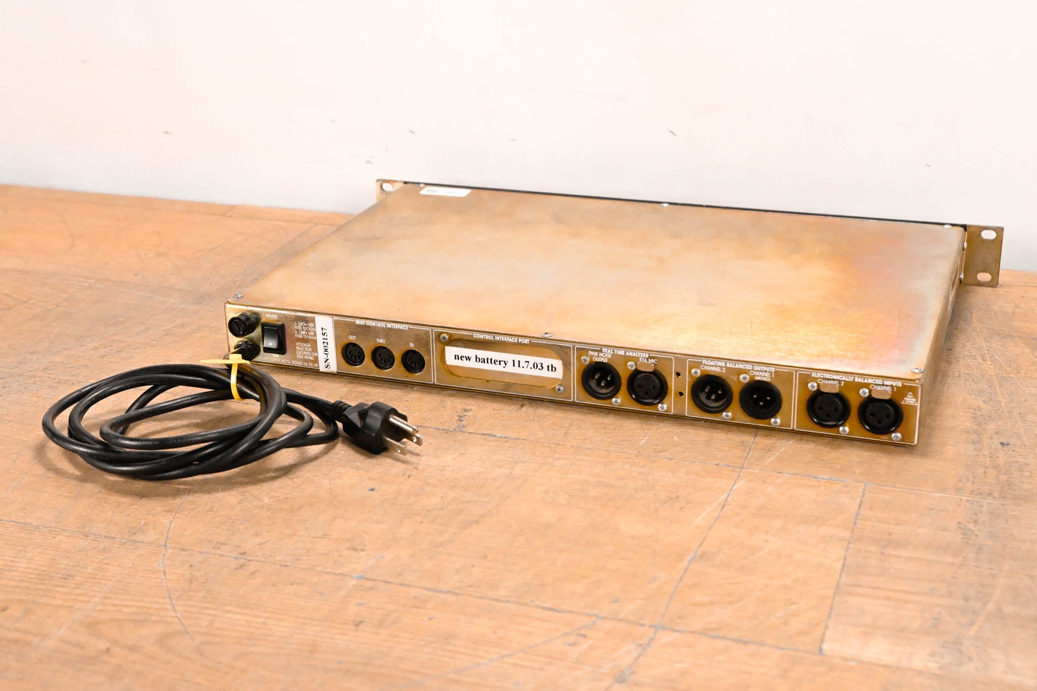 BSS FCS-920 Varicurve Dual Equaliser Analyser Slave Module