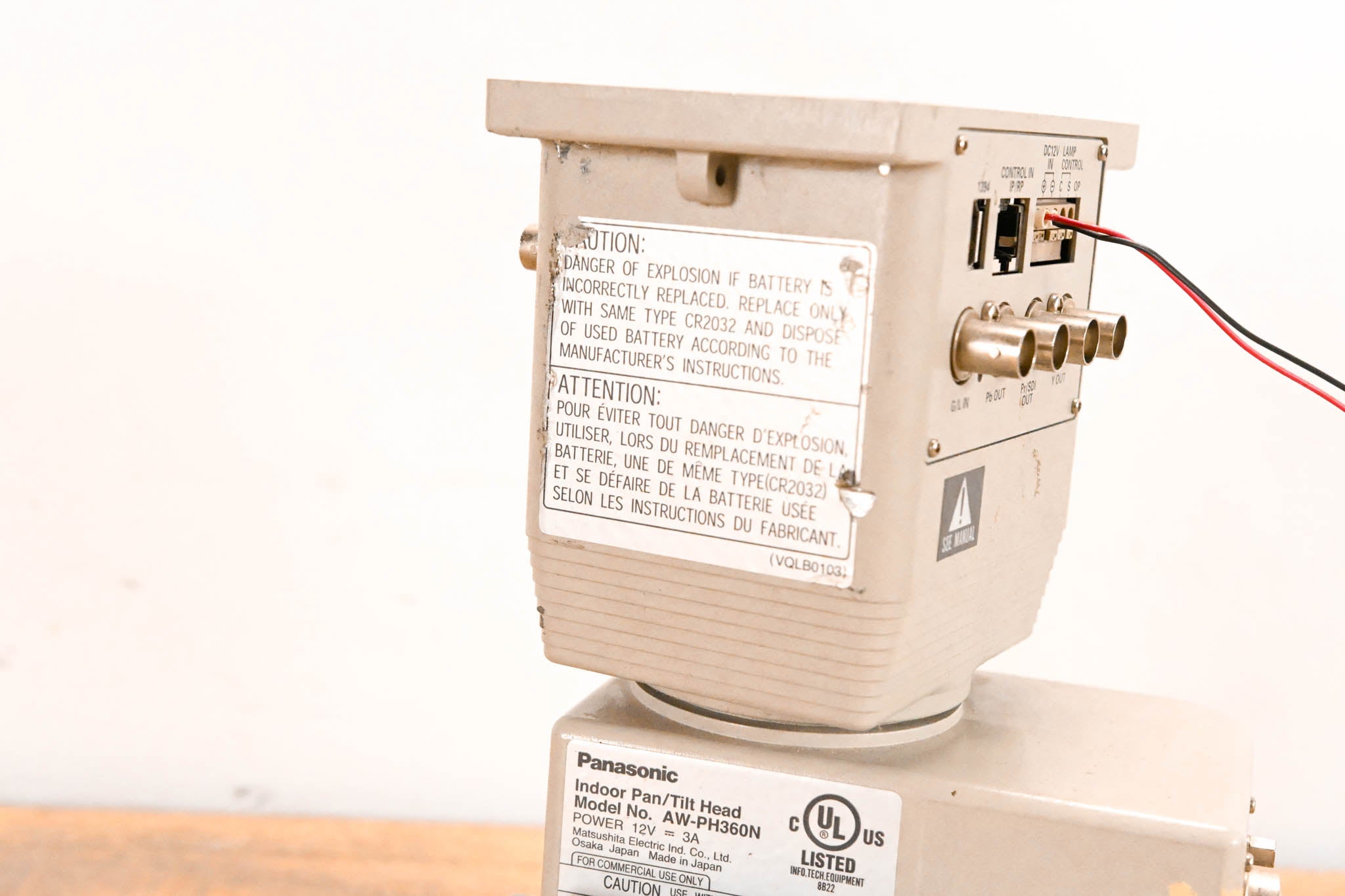 Panasonic AW-PH360N Heavy Duty Indoor Pan/Tilt Head (NO POWER SUPPLY)