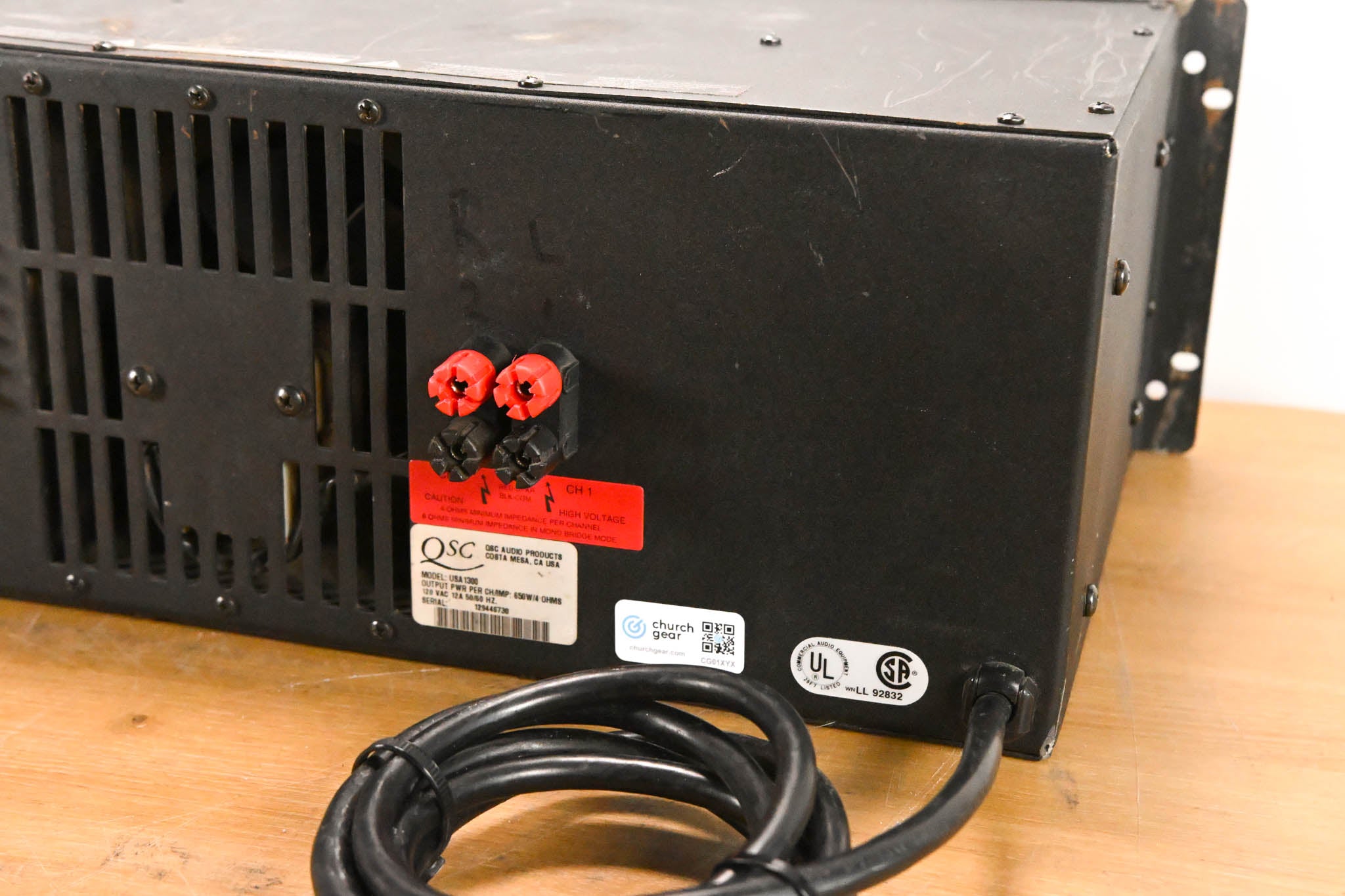 QSC USA 1300 2-Channel Power Amplifier