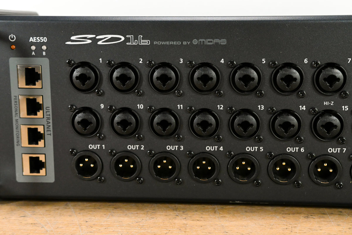 Behringer SD16 16-Channel Stage Box with 8 Outputs