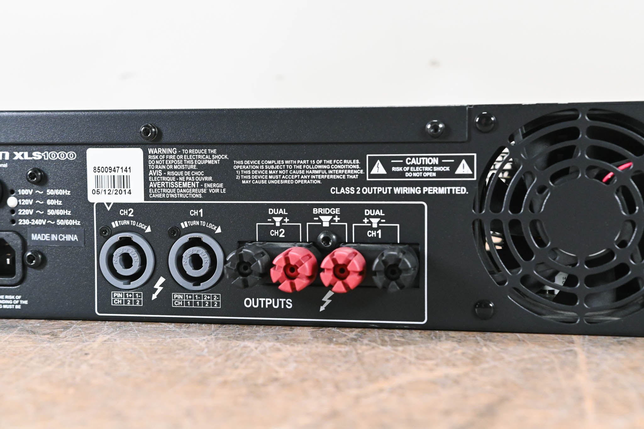 Crown XLS 1000 2-Channel Power Amplifier