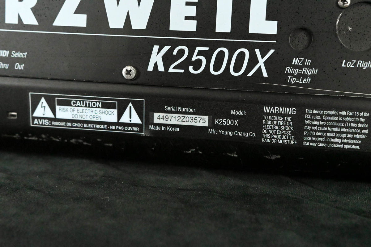 Kurzweil K2500X 88-Key Digital Workstation Synthesizer