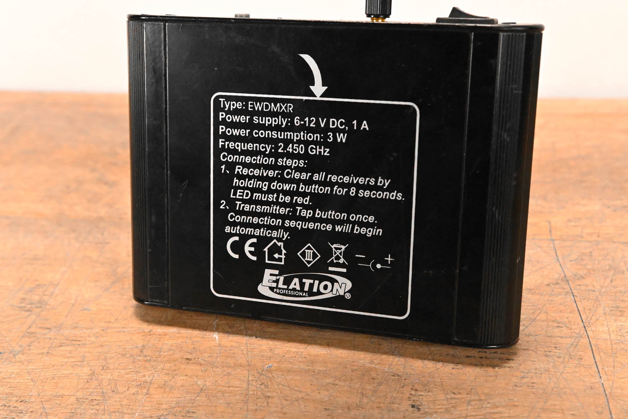 Elation EWDMXR Wireless DMX Receiver (NO POWER SUPPLY)