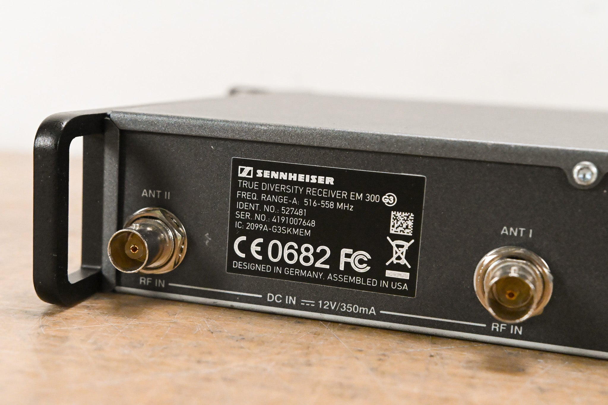 Sennheiser EM 300 G3 Wireless Receiver - A Range (NO POWER SUPPLY)