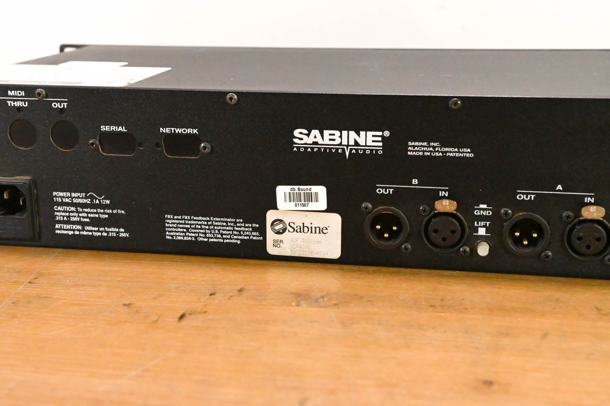 Sabine Power-Q ADF-4000 Processor