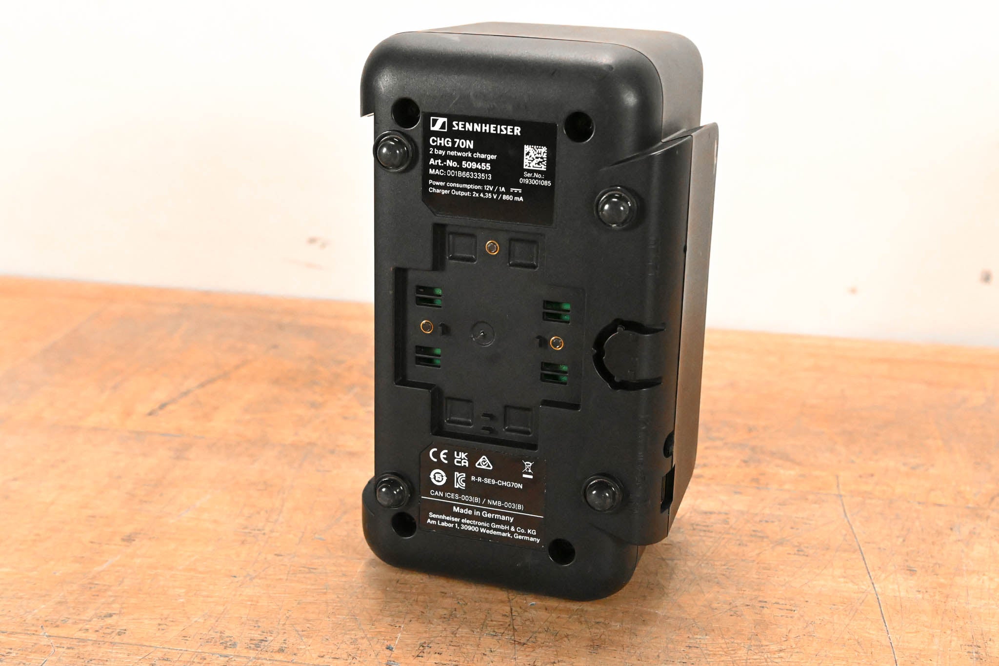 Sennheiser CHG 70N 2-Bay Network-Enabled Charger (NO POWER SUPPLY)