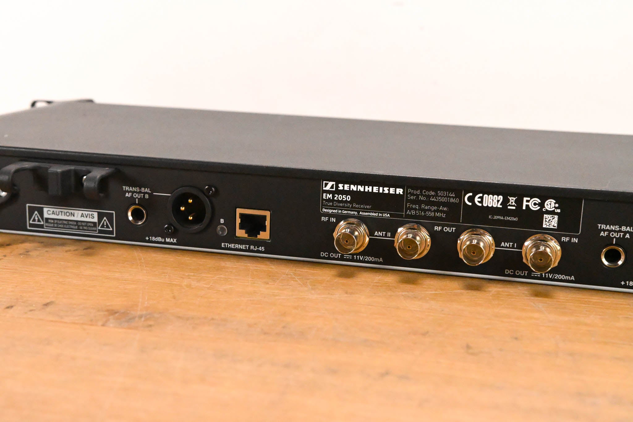 Sennheiser EM 2050 Dual-Channel Wireless Receiver Aw Range: 516-558 MHz