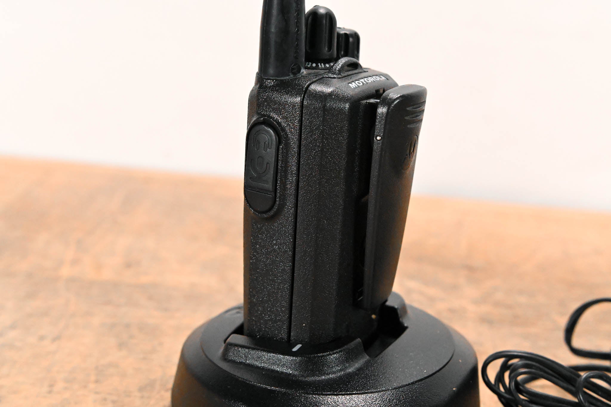 Motorola CP185 Portable Two-Way Radio with PMLN5228A Charger