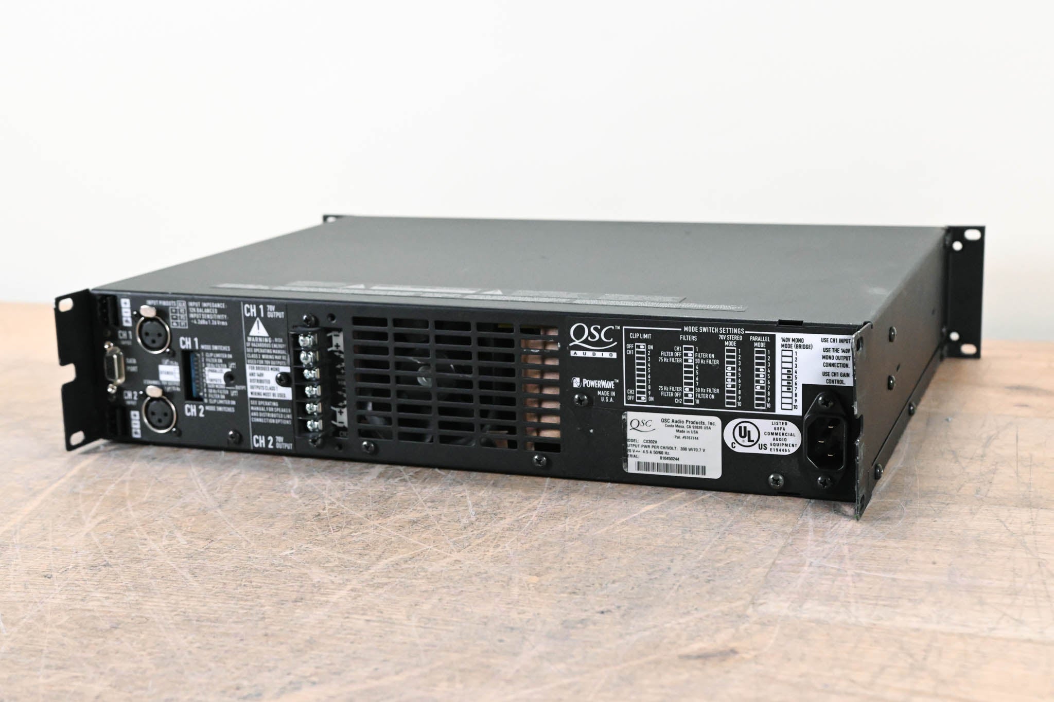 QSC CX302V 2-Channel Power Amplifier