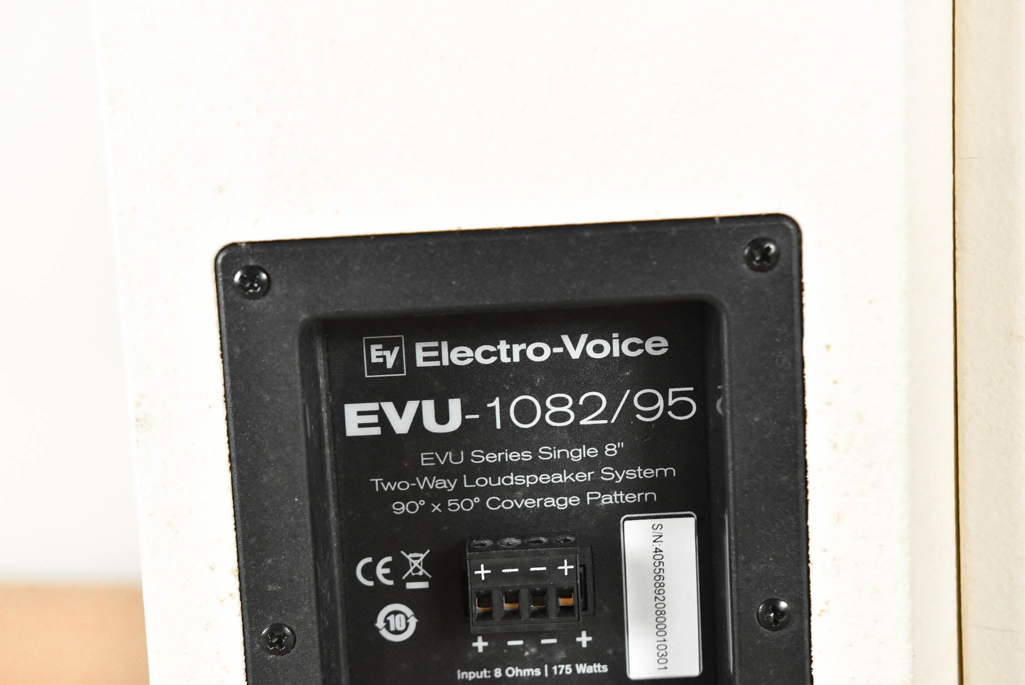 Electro-Voice (EV) EVU-1082/95 Ultracompact 2‑Way Loudspeaker (PAIR)