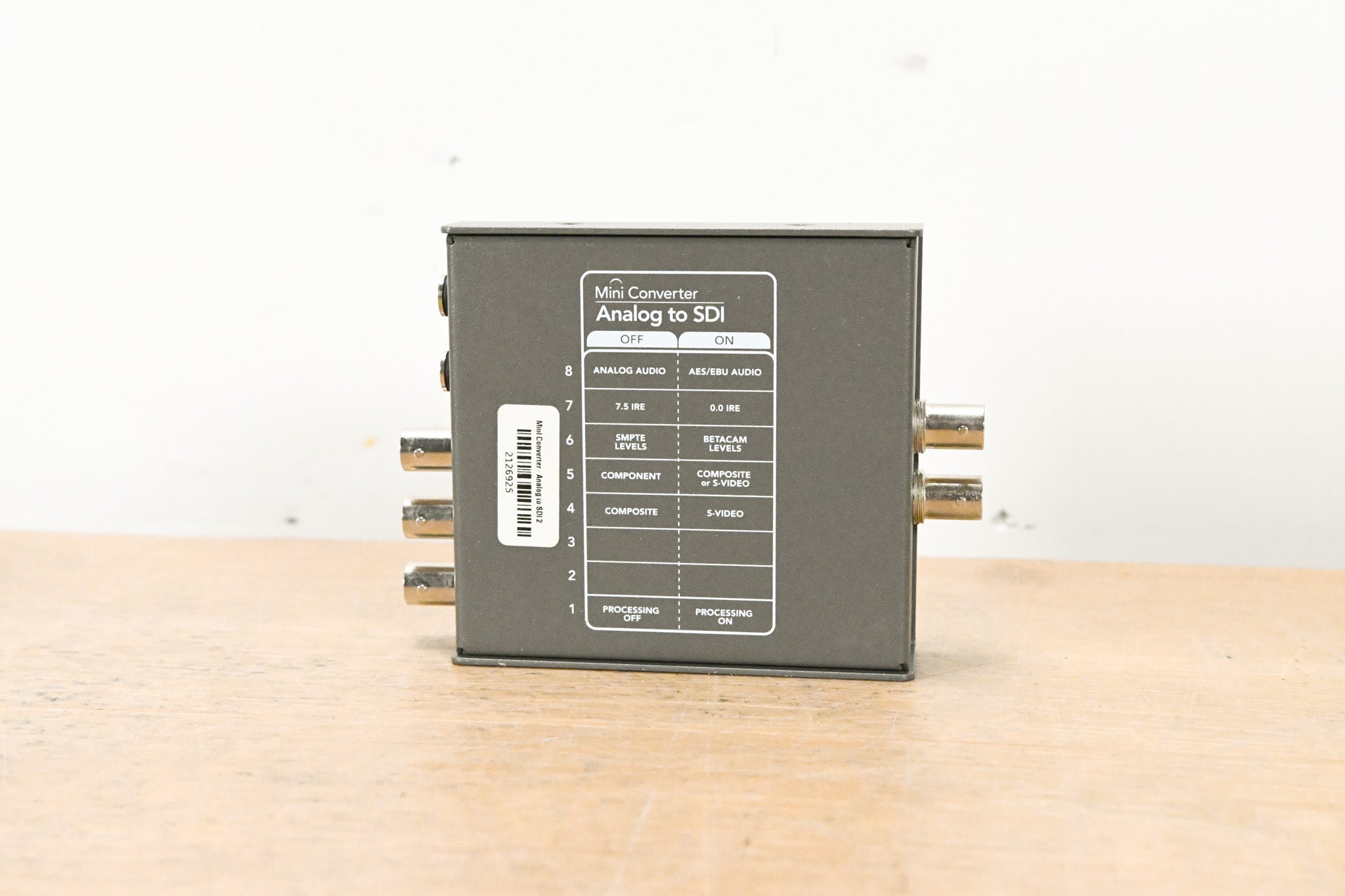 Blackmagic Design Mini Converter Analog to SDI (NO POWER SUPPLY)