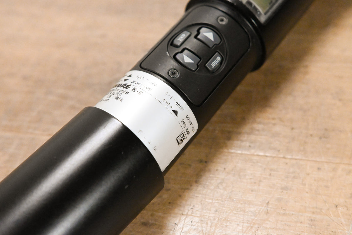 Shure UR2/SM58 Wireless Handheld Transmitter w/ SM58 Capsule - G1 Band