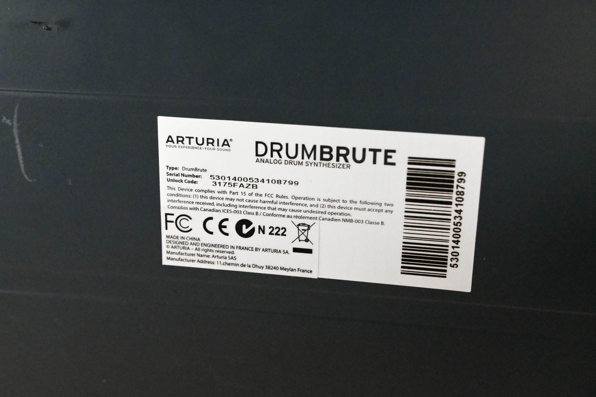Arturia DrumBrute Analog Drum Machine